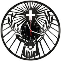 Vinyl Schallplatten Wanduhr - Hirsch Vinyl Schallplatten Wanduhr - Hirsch von GeschenkeKreation