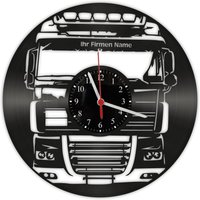Vinyl Schallplatten Wanduhr - Lkw Spedition Sattelzug Vinyl Schallplatten Wanduhr - Lkw Spedition Sattelzug von GeschenkeKreation