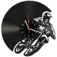 Vinyl Schallplatten Wanduhr - Mx Motocross Enduro von GeschenkeKreation