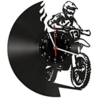Vinyl Schallplatten Wanduhr - Mx Motocross Enduro von GeschenkeKreation