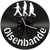Vinyl Schallplatten Wanduhr - Olsenbande von GeschenkeKreation