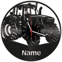 Vinyl Schallplatten Wanduhr - Traktor Vinyl Schallplatten Wanduhr - Traktor von GeschenkeKreation