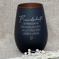 Deko Light - Freundschaft Gemeinsame Erinnerungen Leuchten Ein Leben Lang, Geschenkidee Für Freunde, Personalisierbares Windlicht Deko Light - Freundschaft Gemeinsame Erinnerungen Leuchten Ein Leben Lang, Geschenkidee Für Freunde, Personalisierbares Windlicht von GeschenkeKreisel