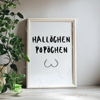 Poster Gäste Wc, Lustiger Spruch Toilette, Badezimmer Deko, Humorvolle Wanddeko, Wc Poster, Gästetoilette Dekoration, Geschenkidee Einzug von GeschenkeLoft