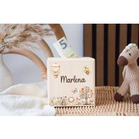 Spardose, Spardose Kind, Holz, Taufgeschenk, Personalisiert, Baby, Geburt, Geschenk Kindergeschenke, Babygeschenke Spardose, Spardose Kind, Holz, Taufgeschenk, Personalisiert, Baby, Geburt, Geschenk Kindergeschenke, Babygeschenke von GeschenkeWerkDE