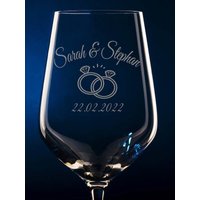 Weingläser Für Hochzeit Mit Gravur - Hochzeitsgeschenk Geschenk Brautpaar von GeschenkeWolf