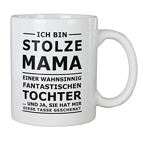 creativgravur® Tasse mit Spruch STOLZER Papa, STOLZE Mama Kaffeetasse Kaffeebecher Kaffeepot Frühstückstasse Bürotasse, Motiv:Motiv 04 von Geschenkedirekt