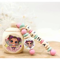 Zahndose Mit Name Milchzahndose Fee Zahnfee Geschenk Einschulung Geburtstag Zahnbox Milchzähne Zähnchen Zähne von Geschenkelaedchen