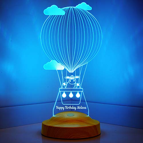 Geschenkelampe Personalisiert mit Namen Geschenke Geschenkideen für Kinder Baby Junge Mädchen zum Geburtstag Einschulung Taufe Geburt von Geschenkelampe