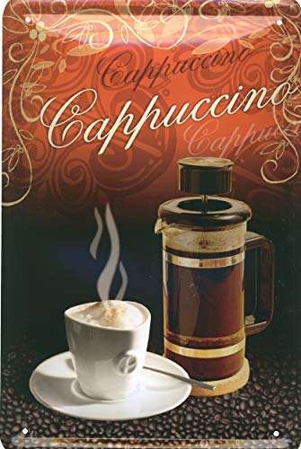 Geschenkeparadies 24 Blechschild 20x30cm Cappuccino von Geschenkeparadies 24