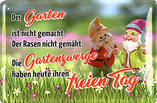 Geschenkeparadies 24 Blechschild Der Garten ist Nicht gemacht. Der Rasen Nicht gemäht. Geschenkeparadies 24 Blechschild Der Garten ist Nicht gemacht. Der Rasen Nicht gemäht. von Geschenkeparadies 24