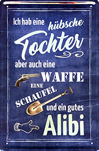 Geschenkeparadies 24 Deko Blechschild 20x30cm Ich Habe eine hübsche Tochter... Geschenkeparadies 24 Deko Blechschild 20x30cm Ich Habe eine hübsche Tochter... von Geschenkeparadies 24