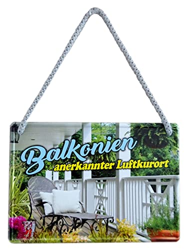 Geschenkeparadies 24 Garten Gärtner Blechschild Hängeschild 16x11cm Balkonien anerkannter Luftkurort Geschenkeparadies 24 Garten Gärtner Blechschild Hängeschild 16x11cm Balkonien anerkannter Luftkurort von Geschenkeparadies 24