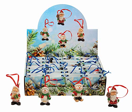 24 Stück Weihnachtsfiguren in Geschenktüte im Display von Geschenkestadl