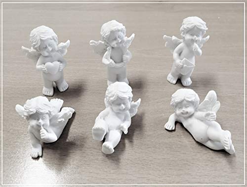 24 süsse Engel Figuren je 3,5 cm Schutzengel Hochzeit Taufe Gast Geschenke von Geschenkestadl