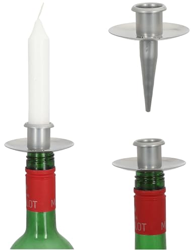 4 Stück Kerzenhalter Stabkerzenhalter mit Tülle für Flasche 10cm Tischdeko Weihnachtsdekoration 4 Stück Kerzenhalter Stabkerzenhalter mit Tülle für Flasche 10cm Tischdeko Weihnachtsdekoration von Geschenkestadl