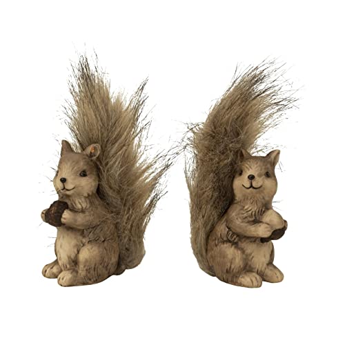 6 Stück Eichhörnchen Figuren mit flauschigem Schwanz Dekofigur Garten Herbst Tierfigur Gartendeko 6 Stück Eichhörnchen Figuren mit flauschigem Schwanz Dekofigur Garten Herbst Tierfigur Gartendeko von Geschenkestadl