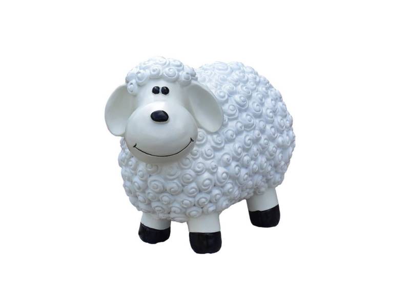 Geschenkestadl Gartenfigur Bunte Schafe viele Farben 30cm x 17cm x 23cm wetterfeste Gartenfigur von Geschenkestadl