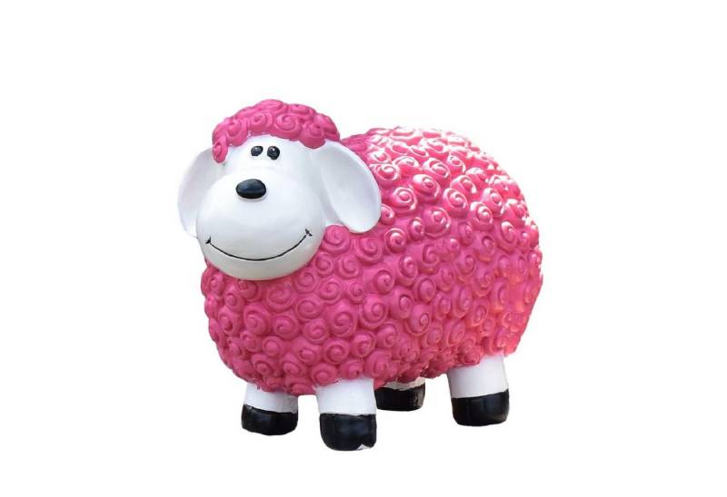 Geschenkestadl Gartenfigur Bunte Schafe viele Farben 30cm x 17cm x 23cm wetterfeste Gartenfigur von Geschenkestadl