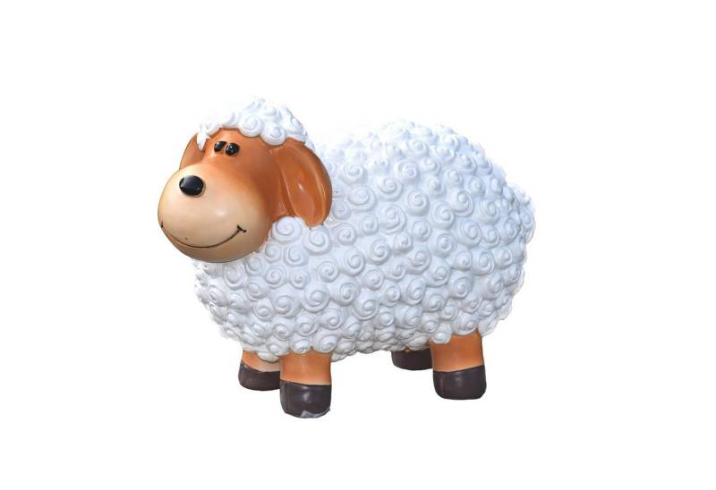 Geschenkestadl Gartenfigur Bunte Schafe viele Farben 30cm x 17cm x 23cm wetterfeste Gartenfigur von Geschenkestadl