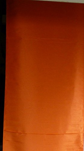 Geschenkestadl Schiebegardine Orange Vorhang 60 cm x 245 cm Gardine Schal von Geschenkestadl