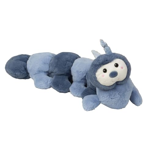 Kuscheltier Blau Raupe Plüsch 60 cm Plüschtier Tausendfüssler von Geschenkestadl