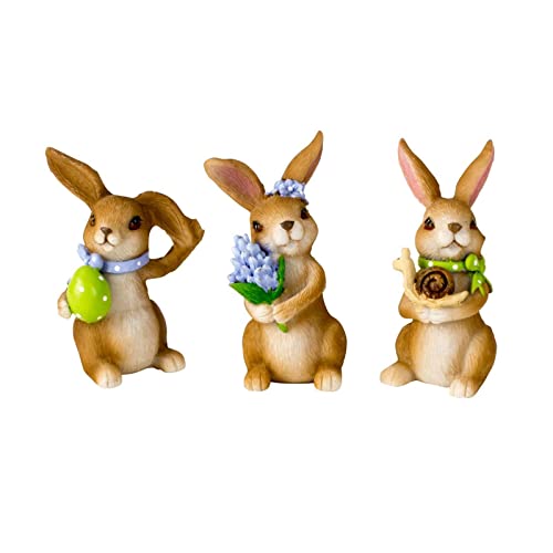 Osterhasen Figuren 12 Stück 8 cm Hasen Ostergeschenk Tischdeko Dekofiguren Osterdeko von Geschenkestadl