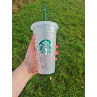 Cold Cup "Blumen Line Art" Cold Cup "Blumen Line Art" von GeschenkeweltNRW