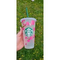 Starbucks Cold Cup "Kirschblüten"/Becher Mit Strohhalm Starbucks Cold Cup "Kirschblüten"/Becher Mit Strohhalm von GeschenkeweltNRW