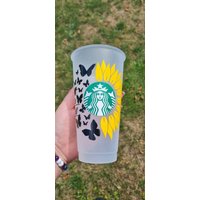 starbucks Cold Cup "Sonnenblume & Schmetterlinge" starbucks Cold Cup "Sonnenblume & Schmetterlinge" von GeschenkeweltNRW