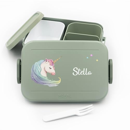 Geschenkfreude Personalisierte Brotdose Kinder Einhorn für Mepal - Lunchbox Kinder mit Trennwand Name, Kindergarten, Schule - Alles für den Schulanfang - Brotbüchse Einhorn Kinder - Brotdose mit Namen Geschenkfreude Personalisierte Brotdose Kinder Einhorn für Mepal - Lunchbox Kinder mit Trennwand Name, Kindergarten, Schule - Alles für den Schulanfang - Brotbüchse Einhorn Kinder - Brotdose mit Namen von Geschenkfreude