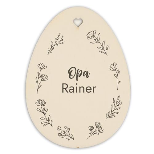 Geschenkfreude Ostergeschenke Kinder - einzigartige Ostern Deko - Ostern Geschenke für Kinder Mama Papa Oma und Opa Mann Frau - personalisierte Ostereier zum Aufhängen - stilvolle Osterdeko Tisch von Geschenkfreude