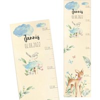 Messlatte Kinder Personalisiert - Wald Abenteuer Holz 20x70cm Skala 80-140cm Geschenk Zur Taufe Und Geburtstag Reh Vogel Messlatte Kinder Personalisiert - Wald Abenteuer Holz 20x70cm Skala 80-140cm Geschenk Zur Taufe Und Geburtstag Reh Vogel von GeschenkfreudeStore