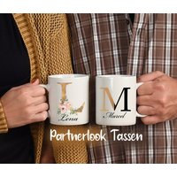 2 Tassen Personalisiert Individuell Namenstasse Wunschname | Partnerlook Set 2 Tassen Personalisiert Individuell Namenstasse Wunschname | Partnerlook Set von GeschenkmeisterShop