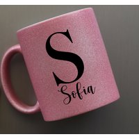 Buchstabentasse - Tasse Mit Buchstabe | Namen Wunschname Spruch Wunschbuchstabe von GeschenkmeisterShop