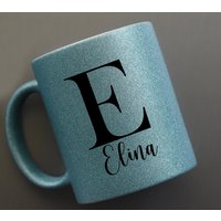 Personalisierte Tasse - Personalisiert Mit Deinem Wunschtext Kaffetasse Buchstaben von GeschenkmeisterShop