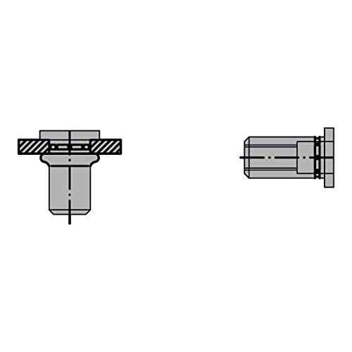 Blindnietmuttern PolyGrip Alu M 5 x 7 x 13,5 mm, 500 Stück, (1433791) von Gesipa