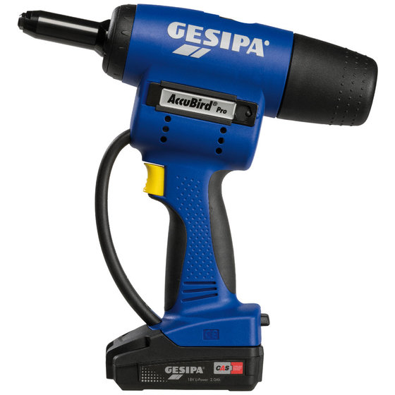 GESIPA® - AccuBird Pro CAS mit 1 Li-Ion Akku 18V - 2,0 Ah / Ladegerät in L-Boxx von Gesipa