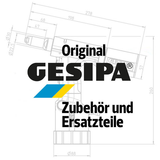 GESIPA® - Zwischenstück verlängert 50mm für Bird Pro mit Andrückauslösung 1450835 von Gesipa