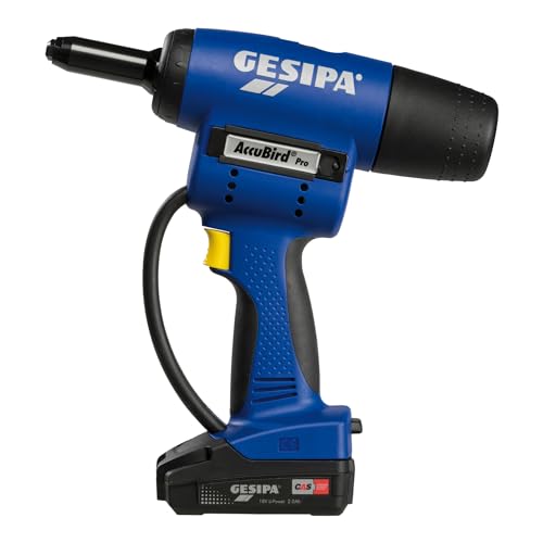 Gesipa AccuBird Pro CAS ohne Akku, 13.000 N Setzkraft, für Blindniete bis Ø 6 mm, Bürstenloser Motor, Nietgerät 1679660 von Gesipa