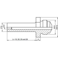 Gesipa Ersatzteil Mundstück 16/32 Sonderlänge 20 mm von Gesipa