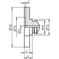 Gesipa Ersatzteil Plattenmundstück 16/36 (für 6-er Alu) von Gesipa