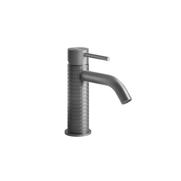 Gessi 316 Meccanica Waschtisch-Einhebelmischer, Anschluss-Schläuche 3/8, ohne Ablaufgarnitur, Ausladung 122 mm, 54202, Farbe: Messing gebürstet PVD von Gessi