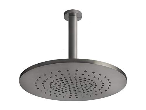 Gessi 316 ceiling head shower 54152-Steel Brushed von Gessi