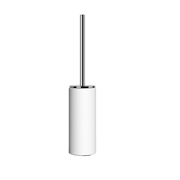 Gessi Anello Toilettenbürstengarnitur zur Wandmontage Behälter matt weiß, 63743, Farbe: Metall Schwarz gebürstet PVD von Gessi