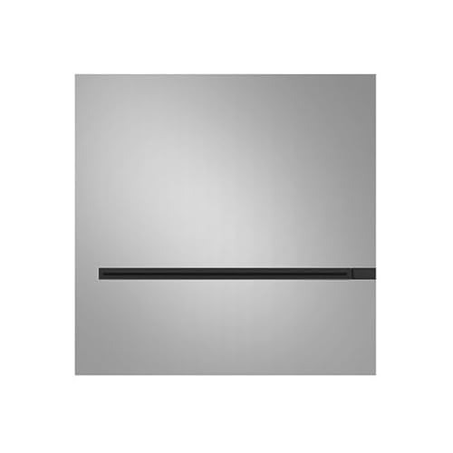 Gessi Binario, Modul Strahlart Schwall 200x200 mm mit SHIFT-Fix-Installation, 61104, Farbe: Edelstahl matt gebürstet von Gessi