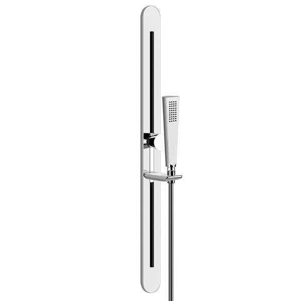 Gessi CONO Brausestangen Set mit Antikalk-Handbrause 1-Strahlart und Brauseschlauch 1,50 m, 45145149 Gessi CONO Brausestangen Set mit Antikalk-Handbrause 1-Strahlart und Brauseschlauch 1,50 m, 45145149 von Gessi