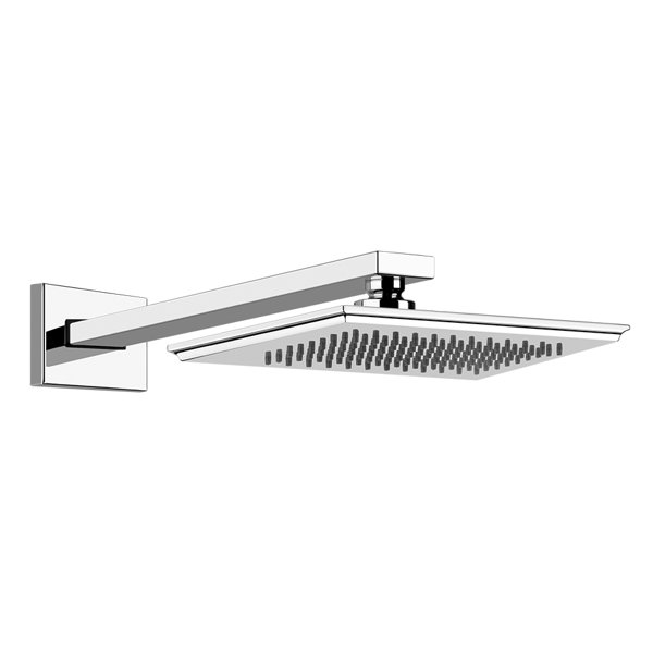 Gessi Eleganza, Kopfbrause 1/2-Wand-Anschluss mit Kugelgelenk, Wandarm 330 mm, 46148, Farbe: Messing PVD von Gessi