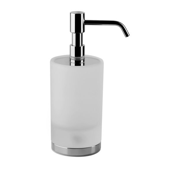 Gessi Emporio Seifenspender, Standversion, Behälter aus satiniertem Glas, 38839031 Gessi Emporio Seifenspender, Standversion, Behälter aus satiniertem Glas, 38839031 von Gessi