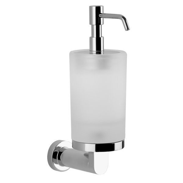 Gessi Emporio Seifenspender für Wandmontage mit Glas aus satiniertem Glas, 38815031 Gessi Emporio Seifenspender für Wandmontage mit Glas aus satiniertem Glas, 38815031 von Gessi